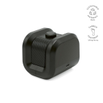 Coluna portátil em plástico reciclado com graves intensos 5W cor preto
