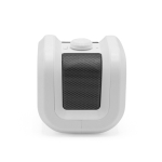 Coluna portátil em plástico reciclado com graves intensos 5W cor branco segunda vista
