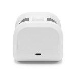 Coluna portátil em plástico reciclado com graves intensos 5W cor branco vista frontal 