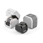 Coluna portátil em plástico reciclado com graves intensos 5W