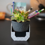 Coluna portátil em plástico reciclado com graves intensos 5W