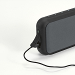 Coluna sem fios em plástico reciclado com grelhas amovíveis 10W cor preto quarta vista 