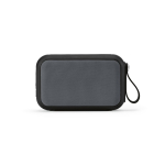Coluna sem fios em plástico reciclado com grelhas amovíveis 10W cor preto vista frontal 