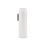 Termo de aço inoxidável reciclado com copo na tampa 750ml cor branco