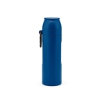 Termo de aço inoxidável reciclado com copo na tampa 750ml cor azul-marinho
