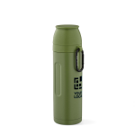 Termo de aço inoxidável reciclado com copo na tampa 750ml vista principal