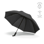 Guarda-chuva dobrável reversível automático plástico reciclado ø101,5 cor preto