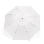 Guarda-chuva dobrável reversível automático plástico reciclado ø101,5 cor branco vista frontal 
