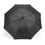 Guarda-chuva de golfe antivento com abertura automática ø146 cor preto vista frontal 