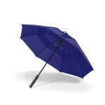 Guarda-chuva antitempestade em plástico reciclado com pega reta ø100 cor azul