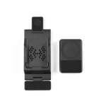 Carregador sem fios 3 em 1 com bateria MagSafe 5.000 mAh cor preto terceira vista 