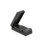 Carregador sem fios 3 em 1 com bateria MagSafe 5.000 mAh cor preto nona vista 