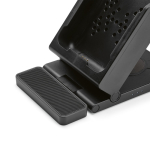 Carregador sem fios 3 em 1 com bateria MagSafe 5.000 mAh cor preto vista de detalhe 