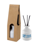 Ambientador mikado em frasco castanho, aroma a âmbar ou almíscar 50ml cor branco vista principal