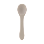 Colher para bebés feita de silicone para maior conforto cor bege segunda vista
