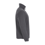 Casaco polar de poliéster com gola alta para homem 300 g/m2 Roly cor cinzento-escuro segunda vista com lateral