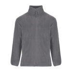 Casaco polar de poliéster com gola alta para homem 300 g/m2 Roly cor cinzento topo