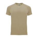 T-shirt técnica de poliéster 100% para homem 135 g/m2 Roly cor castanho acinzentado