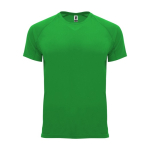 T-shirt técnica de poliéster 100% para crianças 135 g/m2 Roly cor verde maçã