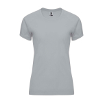 T-shirt técnica de poliéster 100% para mulher 135 g/m2 Roly cor cinzento
