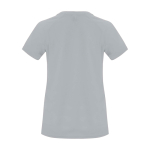 T-shirt técnica de poliéster 100% para mulher 135 g/m2 Roly cor cinzento segunda vista traseira