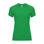 T-shirt técnica de poliéster 100% para mulher 135 g/m2 Roly cor verde maçã