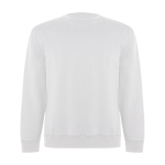 Jersey algodão orgânico e poliéster reciclado unissexo 300 g/m2 Roly cor branco