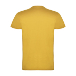 T-shirt 100% de algodão de malha para homem 155 g/m2 Roly Beagle cor amarelo-escuro segunda vista traseira