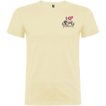 T-shirt 100% de algodão de malha para homem 155 g/m2 Roly Beagle vista impressão serigrafia