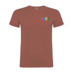 T-shirt 100% de algodão de malha para crianças 155 g/m2 Roly vista impressão serigrafia