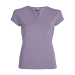 T-shirt de algodão com gola em V para mulher 200 g/m2 Roly