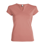 T-shirt de algodão com gola em V para mulher 200 g/m2 Roly