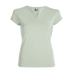 T-shirt de algodão com gola em V para mulher 200 g/m2 Roly