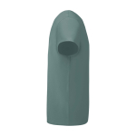 T-shirt de algodão de malha orgânico para homem 175 g/m2 Roly cor azul acinzentado segunda vista com lateral