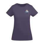 T-shirt de algodão de malha orgânico para mulher 175 g/m2 Roly vista impressão serigrafia
