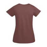 T-shirt de algodão de malha orgânico para mulher 175 g/m2 Roly segunda vista traseira