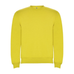 Jersey de algodão e poliéster de malha unissexo 280 g/m2 Roly cor amarelo