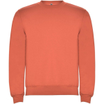 Jersey de algodão e poliéster de malha unissexo 280 g/m2 Roly cor laranja pastel