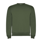 Jersey de algodão e poliéster de malha unissexo 280 g/m2 Roly cor verde-escuro