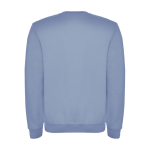 Jersey de algodão e poliéster de malha unissexo 280 g/m2 Roly cor azul acinzentado segunda vista traseira