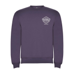 Jersey de algodão e poliéster de malha unissexo 280 g/m2 Roly vista impressão serigrafia