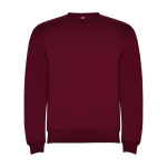 Jersey de algodão e poliéster de malha para crianças 280 g/m2 Roly cor bordeaux