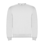 Jersey de algodão e poliéster de malha para crianças 280 g/m2 Roly cor branco