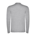 T-shirt 100% de algodão de malha para homem 160 g/m2 Roly cor cinzento-claro mesclado segunda vista traseira