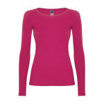 T-shirt 100% de algodão de malha para mulher 160 g/m2 Roly cor fúcsia