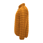 Casaco acolchoado 100% de poliéster para homem 290 g/m2 Roly cor amarelo-escuro vista lateral