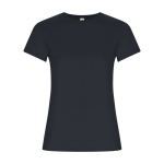 T-shirt 100% de algodão orgânico para mulher 160 g/m2 Roly cor grafite