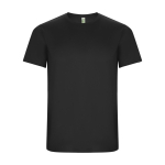 T-shirt técnica 50% de poliéster reciclado para crianças 135 g/m2 Roly cor grafite
