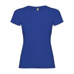 T-shirt 100% de algodão de malha para mulher 155 g/m2 Roly cor azul real