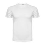 T-shirt técnica de poliéster de ponto piqué para homem 150 g/m2 Roly cor branco